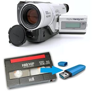 8mm video tape player for playing 8mm tapes and digitizing tapes