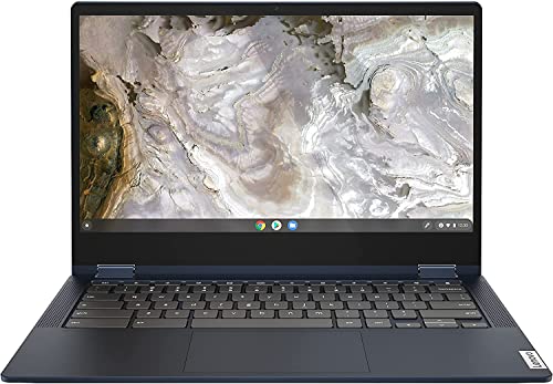 Lenovo Chromebook Flex 5i 13.3" FHD IPS Touchscreen 2-in-1 Laptop 2022, 11th Dual-Core Intel i3-1135G4, 8GB DDDR4, 128GB NVMe SSD, UHD Graphics, USB-C, Wi-Fi 6, Backlit Keyboard, COU 32GB USB Drive