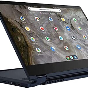 Lenovo Chromebook Flex 5i 13.3" FHD IPS Touchscreen 2-in-1 Laptop 2022, 11th Dual-Core Intel i3-1135G4, 8GB DDDR4, 128GB NVMe SSD, UHD Graphics, USB-C, Wi-Fi 6, Backlit Keyboard, COU 32GB USB Drive