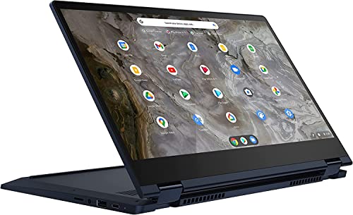 Lenovo Chromebook Flex 5i 13.3" FHD IPS Touchscreen 2-in-1 Laptop 2022, 11th Dual-Core Intel i3-1135G4, 8GB DDDR4, 128GB NVMe SSD, UHD Graphics, USB-C, Wi-Fi 6, Backlit Keyboard, COU 32GB USB Drive