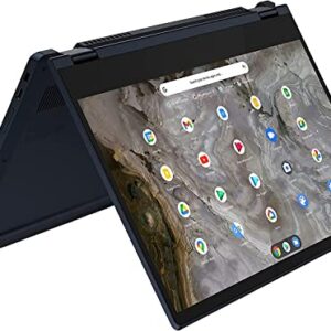 Lenovo Chromebook Flex 5i 13.3" FHD IPS Touchscreen 2-in-1 Laptop 2022, 11th Dual-Core Intel i3-1135G4, 8GB DDDR4, 128GB NVMe SSD, UHD Graphics, USB-C, Wi-Fi 6, Backlit Keyboard, COU 32GB USB Drive