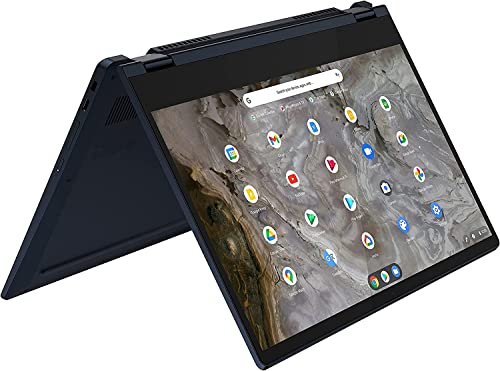 Lenovo Chromebook Flex 5i 13.3" FHD IPS Touchscreen 2-in-1 Laptop 2022, 11th Dual-Core Intel i3-1135G4, 8GB DDDR4, 128GB NVMe SSD, UHD Graphics, USB-C, Wi-Fi 6, Backlit Keyboard, COU 32GB USB Drive