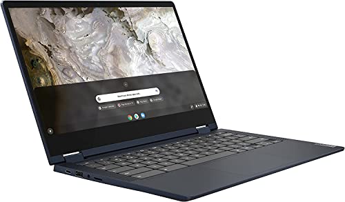 Lenovo Chromebook Flex 5i 13.3" FHD IPS Touchscreen 2-in-1 Laptop 2022, 11th Dual-Core Intel i3-1135G4, 8GB DDDR4, 128GB NVMe SSD, UHD Graphics, USB-C, Wi-Fi 6, Backlit Keyboard, COU 32GB USB Drive