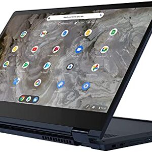 Lenovo Chromebook Flex 5i 13.3" FHD IPS Touchscreen 2-in-1 Laptop 2022, 11th Dual-Core Intel i3-1135G4, 8GB DDDR4, 128GB NVMe SSD, UHD Graphics, USB-C, Wi-Fi 6, Backlit Keyboard, COU 32GB USB Drive