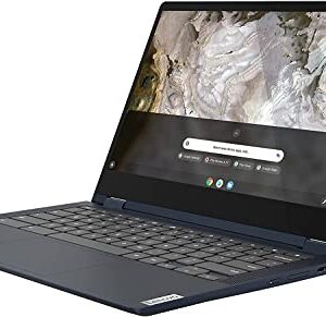 Lenovo Chromebook Flex 5i 13.3" FHD IPS Touchscreen 2-in-1 Laptop 2022, 11th Dual-Core Intel i3-1135G4, 8GB DDDR4, 128GB NVMe SSD, UHD Graphics, USB-C, Wi-Fi 6, Backlit Keyboard, COU 32GB USB Drive