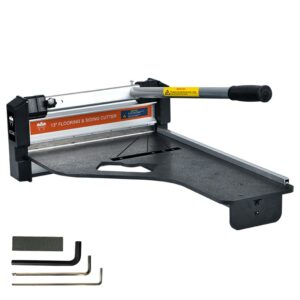 KS EAGLE Laminate Flooring Cutter, Cuts Vinyl Plank, Laminate, Engineered Hardwood, Siding, and More - Honing Stone Included