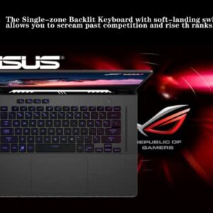 Asus 2023 ROG Zephyrus 15.6/ inch WQHD 165Hz Gaming Laptop, AMD Ryzen 9 6900HS, 40GB DDR5 RAM, 4TB PCIe SSD, RGB Backlit Keyboard, GeForce RTX 3060, Win 11, Gray, 32GB SnowBell USB Card