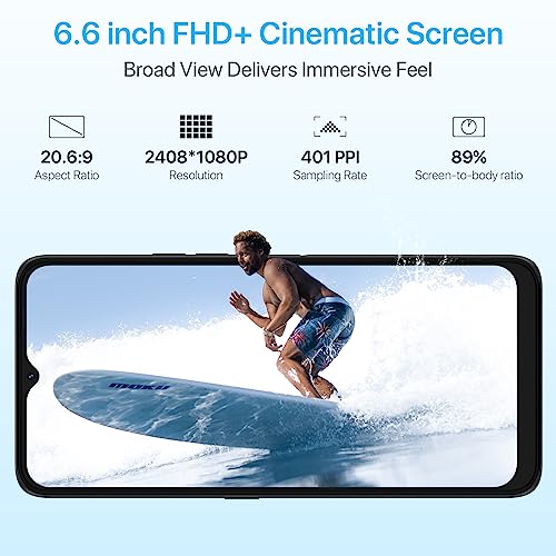 UMIDIGI F3 Pro 5G Unlocked Cell Phones, Android 13 Unlocked Phones, 12(6+6)GB+128GB, 48MP Main Camera, 6.6” FHD+ Display Screen, Octa-Core Processor, 6000mAh Battery, Dual 5G Unlocked Smartphone, NFC