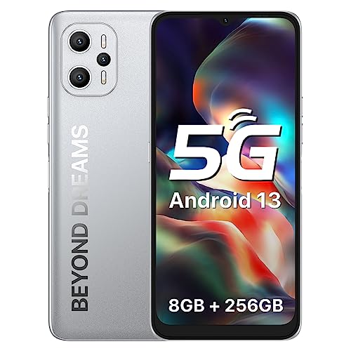 UMIDIGI F3 Pro 5G Unlocked Cell Phones, Android 13 Unlocked Phones, 14(8+6)GB+256GB, 48MP Main Camera, 6.6” FHD+ Display Screen, Octa-Core Processor, 6000mAh Battery, Dual 5G Unlocked Smartphone, NFC