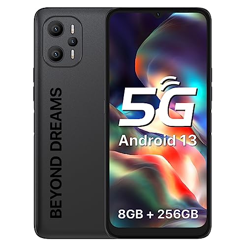 UMIDIGI F3 Pro 5G Unlocked Cell Phones, Android 13 Unlocked Phones, 14(8+6)GB+256GB, 48MP Main Camera, 6.6” FHD+ Display Screen, Octa-Core Processor, 6000mAh Battery, Dual 5G Unlocked Smartphone, NFC