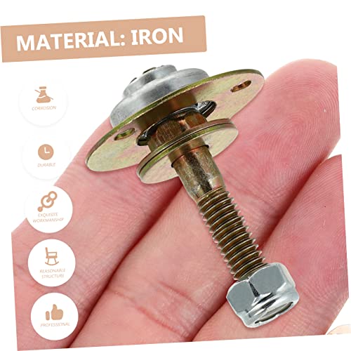 LIFKOME 4pcs Rocking Chair Bearing Rocker Glider Furniture Screws Machine Screws Glider Chair Hardware Rocking Chair Screws Bearing for Rocking Chair Rocking Chair Accessories Iron Seat