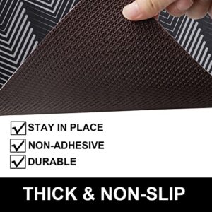 AiBOB Under The Sink Mat, 24 X 68 in, Durable Premium Mats Protect Kitchen and Bathroom Cabinets, Waterproof Absorbent Shelf Liner, Black