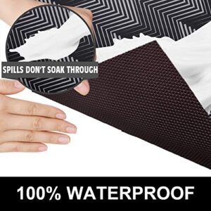 AiBOB Under The Sink Mat, 24 X 68 in, Durable Premium Mats Protect Kitchen and Bathroom Cabinets, Waterproof Absorbent Shelf Liner, Black