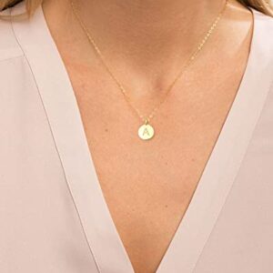 MIDDLUX V Necklace, Gold Initial Necklace, Personalized Gifts for Girls, Best Friends Necklace, Girls Initial Necklace, Name Necklace Personalized for Women, Sister Necklaces