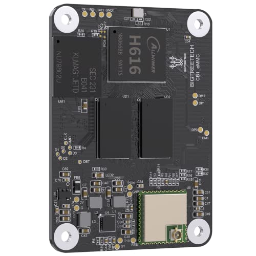 BIGTREETECH CB1 eMMC Core Control Board for 3D Printers to Run Klipper, 32GB ROM, 1GB DDR3 RAM, 100M Ethernet, 100M WiFi, As CM4 Compatible with Rasp-Berry Pi4, BTT Pi4B, Manta E3EZ M8P M4P M5P