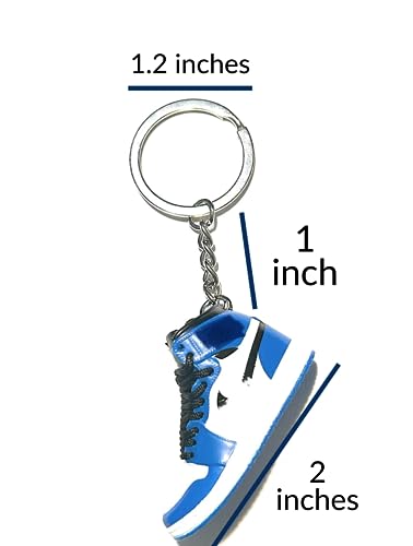 3D Sneaker Keychain with mini Jordans shoebox Keychains for men and women basketball party favors birthday gifts cute keychains for girls and basketball keychain accesories