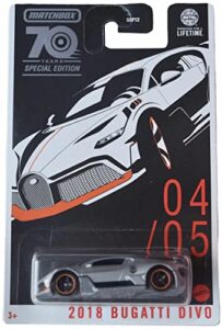 matchbox 2018 bugatti divo, special edition