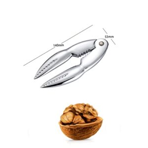 Crab Crackers 1pc Lobster Claw Crab Eating Tools Seafood Tool Set Crab Leg Nut Clips Walnut Clips Sheller Bottle Opener Chestnut Dried Fruit Pecans Silver Walnut Tool Lobster
