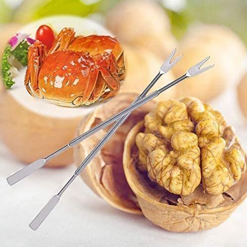 Practical Lobster Crab Needle Steel Multi Function Walnut Needle Olive Fork Gadgets Fruit Seafood Tools