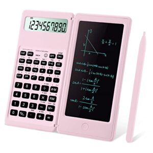 scientific calculators,ipepul multi-functional pink kawaii calculator with algebra, trigonometry, and calculus, suitable for students, teachers, &business professionals, lead for school supplies（pink）