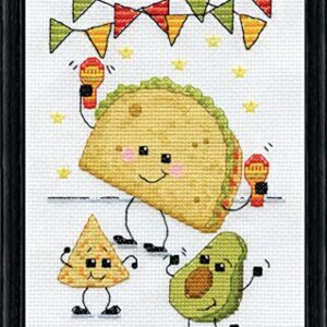 Design Works Crafts Taco Time Counted Cross Stitch Kit