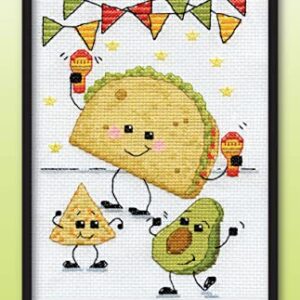 Design Works Crafts Taco Time Counted Cross Stitch Kit