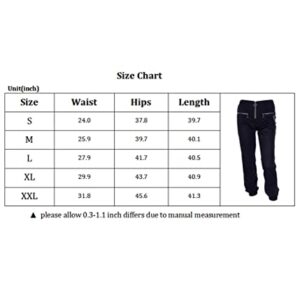 Elastic Waist Cinch Bottom Sweatpants Loose Fit Aesthetic Trousers Cyberpunk Clothing