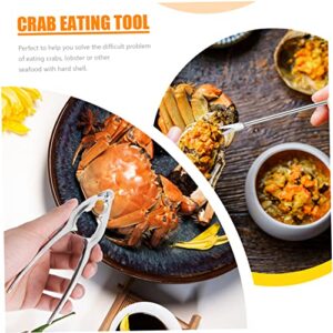 GANAZONO 24 Pcs Eating Crab Tool Set Kitchen Utensil Set Blush Set Serveware Set Crab Opener Tools Lobster Seafood Crackers Forks Lobster Eating Tool Seafood Crab Tool Crab Eating Tool Crab