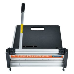 KS EAGLE Laminate Flooring Cutter 18", Cuts Vinyl Plank, Laminate, Engineered Hardwood, Siding, and More - Honing Stone Included