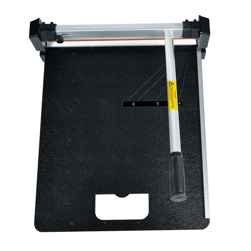 KS EAGLE Laminate Flooring Cutter 18", Cuts Vinyl Plank, Laminate, Engineered Hardwood, Siding, and More - Honing Stone Included