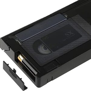 ADPLIFE VHS-C Cassette Adapter Compatible with VHS-C & S-VHS Camcorders - JVC, RCA, Panasonic - Motorized VHS Cassette Converter (Not Compatible with 8mm / MiniDV / Hi8)