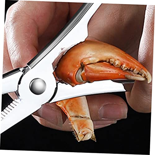 DOITOOL Crab Eating Tool Stainless Steel Bottle Opener Nut Seafood Tools Lobster Claw Shrimp Deveiner Spoon Crab Tools Crab Opening Tools Crab Eating Tools Household Set Home Tools