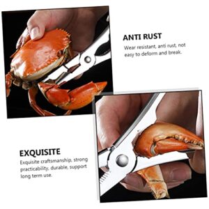 DOITOOL Crab Eating Tool Stainless Steel Bottle Opener Nut Seafood Tools Lobster Claw Shrimp Deveiner Spoon Crab Tools Crab Opening Tools Crab Eating Tools Household Set Home Tools