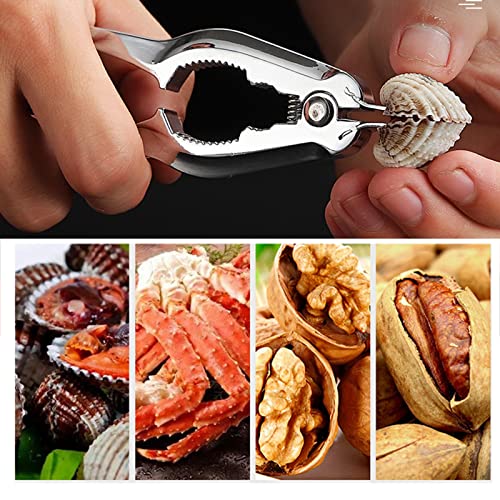 Crab Crackers, Donuts NutCracker Walnut Cracker Heavy Duty Shell Cracker Seafood Pecan Walnut Opener Tool for Home Kitchen Party Tools