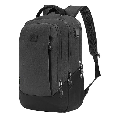 Goloni Travel Laptop Backpack for Women & Men - airplane approved carry on Business Bag with USB Charging Port, fits 15.6 Inch Notebook