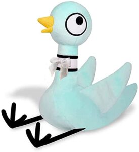 don't let the pigeon drive the bus 12” plush mo willems kohls soft stuffed bird stuffed animal toy for boy,soft durable,girl toys,gifts for kids,home decor plushies