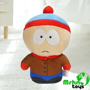 MRHN South North Park Plush Figures Toys Doll Kenny - Kyle Stan Eric Plushies Cartoon Characters Cotton Stuffed Plush Stuffed Ornaments Gift, Anime Cartoon Fans Children Adults