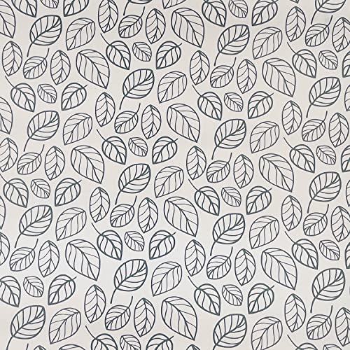 Yifasy 19.7ft Roll Green Leaf Shelf Liner Peel and Stick Countertop Shelving Paper Wallpaper Drawer Chest Vinyl Film (M-236.2x17.7 Inch)