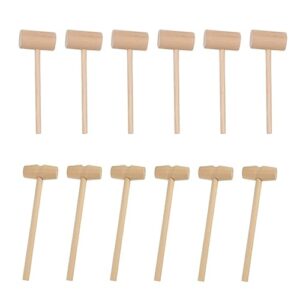 20pcs wooden hammer kidcraft playset cajas para fresas con chocolate wood tools seafood crab crackers seafood hammer wood beat wood mallet food mallet household bench