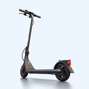 Segway Ninebot E2 Electric KickScooter- 250W Brushless Motor, Up to 15.5 Miles Range & 12.4 MPH, 8.1" Shock-Absorbing Tires, Electronic Drum Brake, Commuter E-Scooter for Adults and Teens