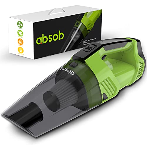 absob Cordless Handheld Vacuum Cleaner - High Power Portable Mini Wireless Car Vacuum Cleaner, Rechargeable, for Home Kitchen Office Car Corner Stairs Dust Gravel Crumbs Cleaning