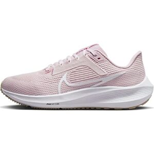nike womens w air zoom pegasus 40 running shoe, pearl pink/white-pink foam -hemp, 3 uk (5.5 us)