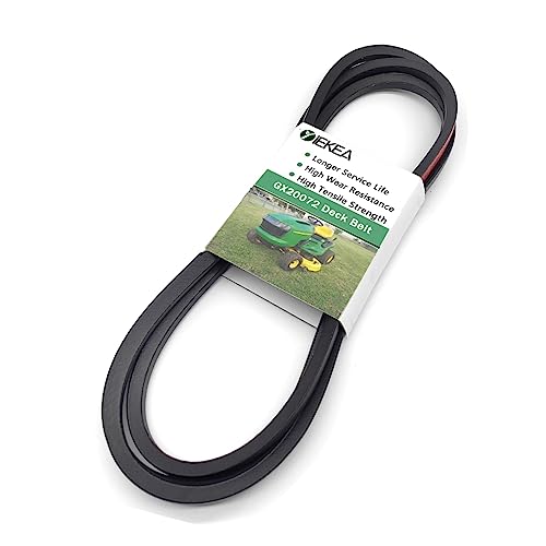 Yiekea GX20072 Deck Belt (1/2" x104") for John Deere 42 inch Mower Deck, D100 D110 D120 D130 LA105 LA115 L100 L110 L130 L1742 Riding Lawn Mowers Replaces GY20570