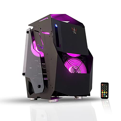 Alarco Gaming PC Desktop Computer Intel i7 3.40GHz,16GB Ram,512 GB SSD,Windows 10 pro,WiFi Ready,Video Card Nvidia GTX 750 4GB, 5 RGB Fans with Remote