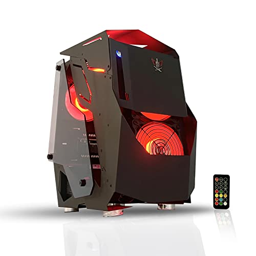 Alarco Gaming PC Desktop Computer Intel i7 3.40GHz,16GB Ram,512 GB SSD,Windows 10 pro,WiFi Ready,Video Card Nvidia GTX 750 4GB, 5 RGB Fans with Remote