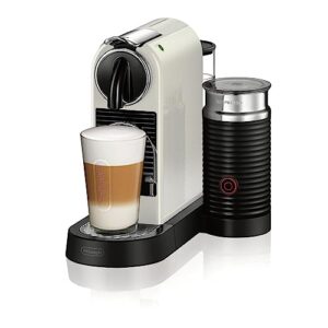 Nespresso CitiZ Coffee and Espresso Machine by De'Longhi with Milk Frother, White