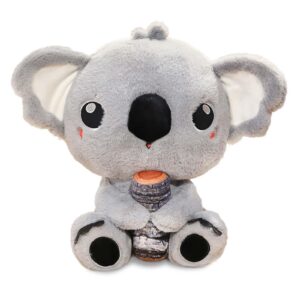 vibers koala cute stuffed animal 10.7 inches, plush toy koala gifts for girls, grey stuffed koala bear, birthday gifts for kids and adults
