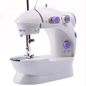 sewing machine mini portable electric dual speed sewing device hand held electric sewing machine with14 pcs sewing kit for beginner diy household, travel(light, safety)