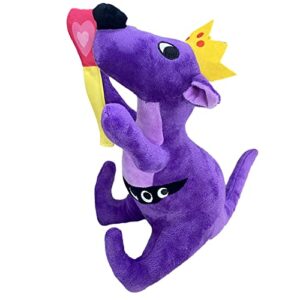 ban ban plush toy garten of banban plush cute cartoon toys ban ban plush toys for fans good gift for kids boys and girls (purple-1)