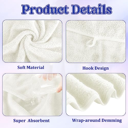 Newwiee 30 Pack Microfiber Bath Towels Bulk Bathroom Towel Sets Bath Towels Hand Towels Washcloths Set Coral Velvet Highly Absorbent Bathroom Towel for Bath Fitness Sports Yoga Travel